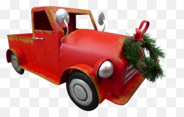 Vintage Red Truck Front End Am0108 - Pickup Truck Png,Red Truck Png