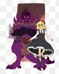 Download 12203305 - U003eu003e Touhou Project Dota 2 Png Image Dota Demons,Touhou Logo