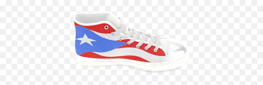 Bandera De Puerto Rico Flag Menu2019s Classic High Top Canvas Shoes Model 017 Id D647108 - Round Toe Png,Bandera De Puerto Rico Png