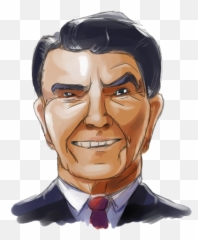Ronald Reagan Cartoon Face Png Image - Reagan Clip Art,Ronald Reagan Png