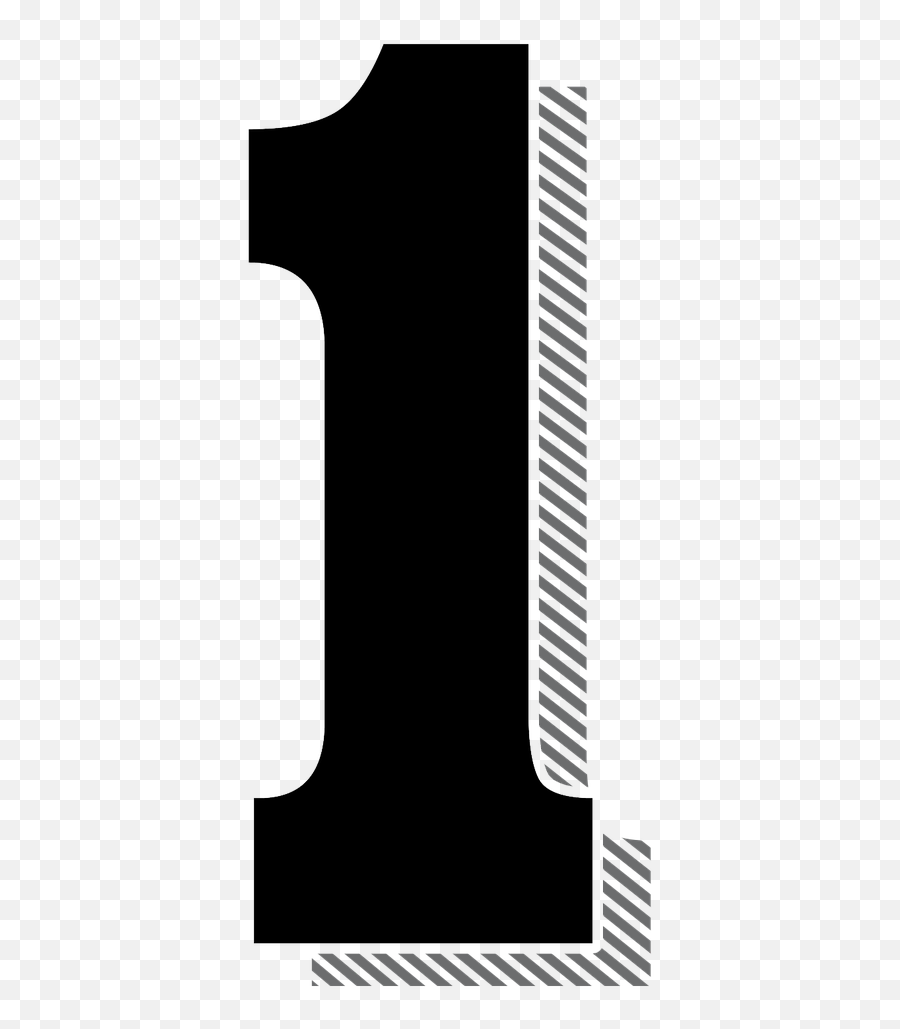 Numbers One 1 Drop - Typography Number 1 Design Png,Number One Png