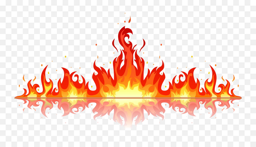 Fire Flame Png Image Background - Flame Vector Fire Png,Flame Border Png