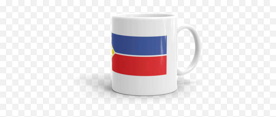 Philippine Flag Mug Sold By Graphxfactory - Serveware Png,Philippine Flag Png