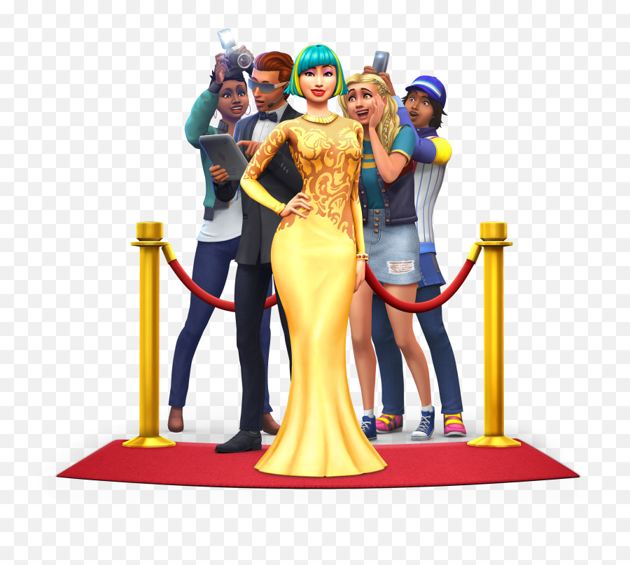 Sims 4 Get Famous Transparent Png Image - Sims 4 Get Famous Art,The Sims 4 Logo Transparent