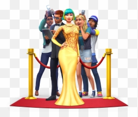 Sims 4 Get Famous Transparent Png Image - Art