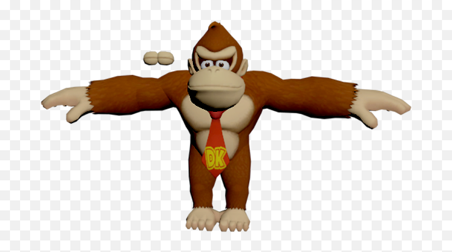 Wii - Donkey Kong Country Returns Donkey Kong The Models Donkey Kong Country Returns Donkey Kong Png,Donkey Kong Country Logo