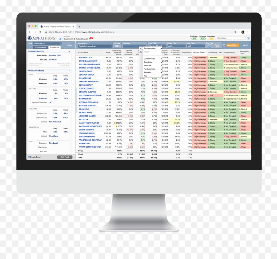 Alpha Theory Portfolio Management Platform Png Client Icon