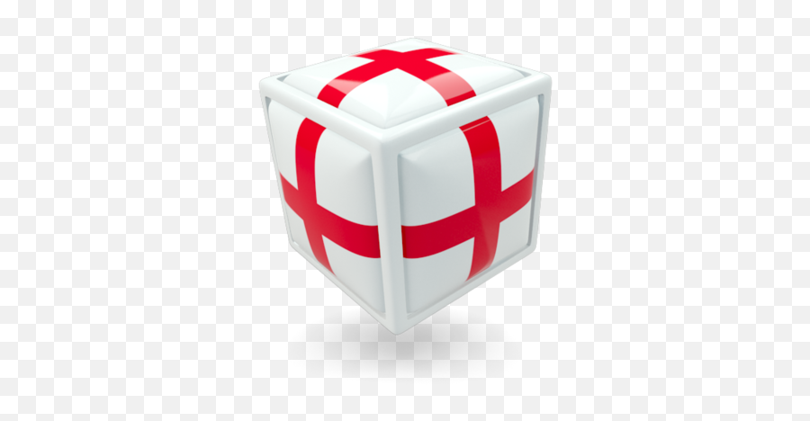 Cube Icon Illustration Of Flag England - Solid Png,England Flag Icon