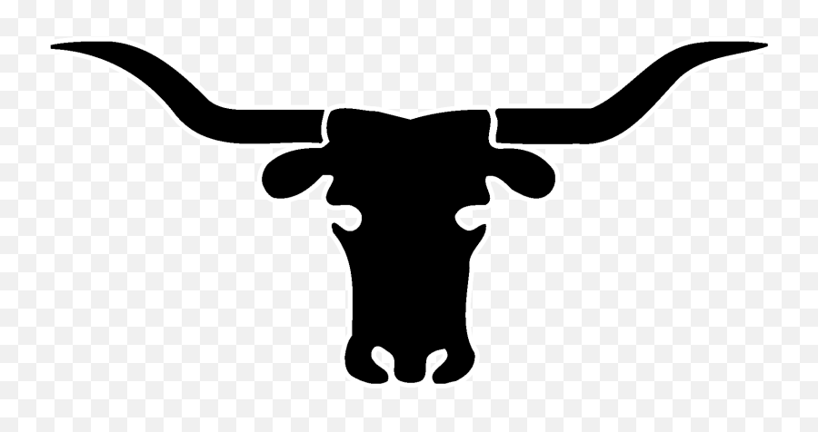 Download Clip Art Royalty Free Steer - Texas Longhorns Logo Text Png,Texas Silhouette Png