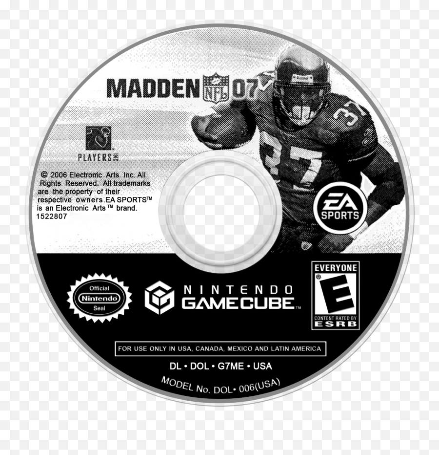 Download Hd Madden Nfl - Teen Titans Gamecube Disc Adventures Of Jimmy Neutron Boy Genius Jet Fusion Gamecube Png,Madden Png