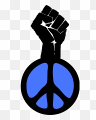 Fist Occupy Wall Street Fight The Power Peace Groovy - Rage Symbol Representing Thomas Foreign Policy Decision png