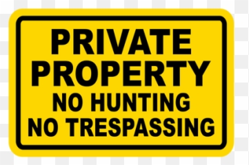 No Trespassing Signs Screenyard Security - Language png