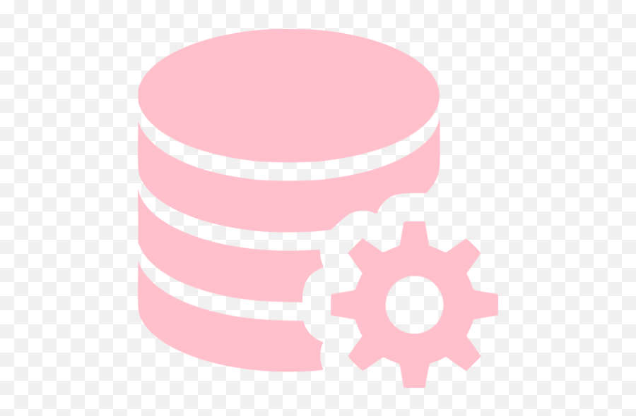 Pink Data Configuration Icon - Free Pink Database Icons Data Management Icon White Png,Sql Icon