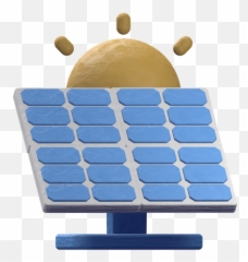 Solar Energy Icon - Download in Dualtone Style Energia 3d Png