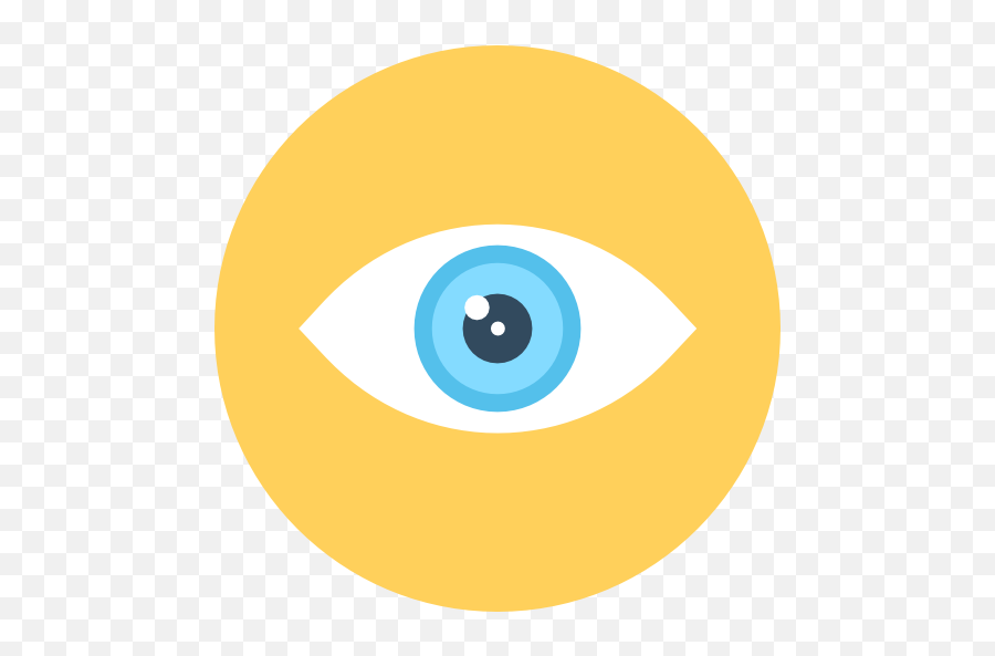 Visibility Free Vector Icons Designed By Vectors Market - Flat Eye Icon Png,Yellow Eye Icon