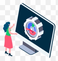 Efficiency Icon - Download in Colored Outline Style Illustration png
