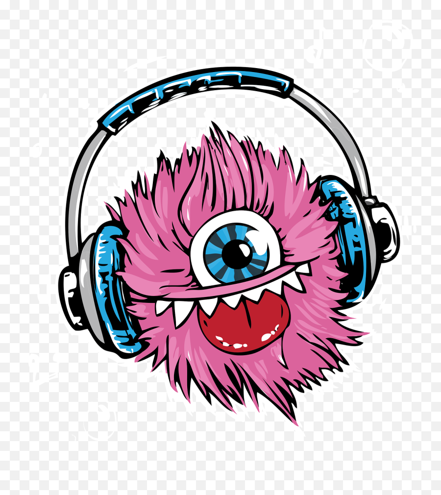 Download Free Photo Of Monsterheadphonesheadsetlisten - Monster Poem For Kids Png,Cartoon Headphones Png