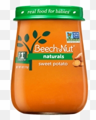Beech - Nut Naturals sweet potato Stage 1 Baby Food png