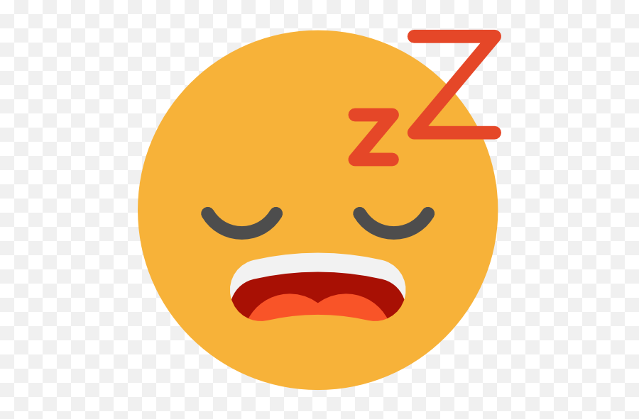 Sleepy Emoji Emoticon Reaction Snooze Icon - Sleepy Emoji To Color Png,Snooze Icon