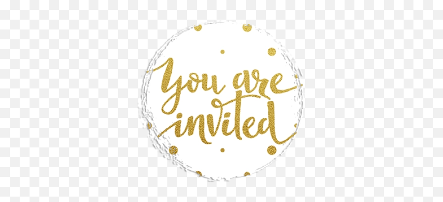 Download Free Png You Are Invited - Circle,You're Invited Png