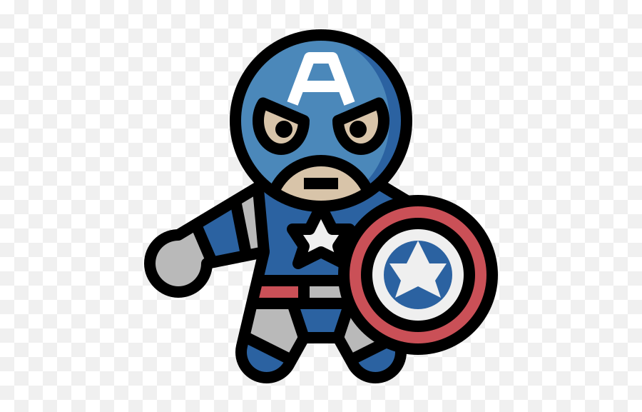 Superhero - Free People Icons Avatar Captain America Icon Png,Captain America Shield Icon