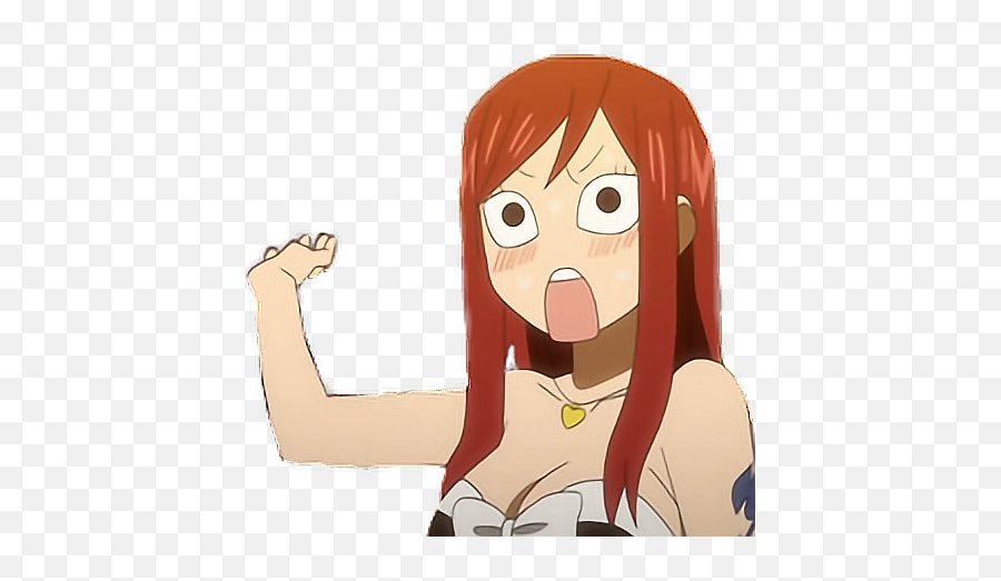 Erza Fairytail Anime Animegirl Fun Sticker By Mavischibi - Fairy Tail Png,Erza Icon