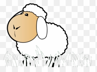 Sheep With Grass Png Svg Clip Art For Web - Download