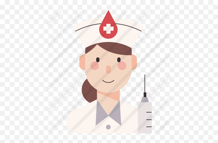 Nurse - Cartoon Png,Nurse Hat Png