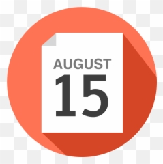 Clipart Calendar Orange Transparent - 2pm Republic Of png