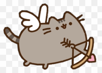 Pusheen Cupid Valentinesday Loveisintheair Freetoedit - Pusheen Cupid png