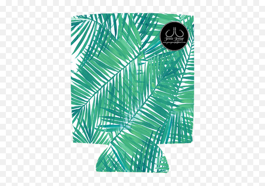 Palm Frond 12 Oz Can Coolie - Illustration Png,Palm Frond Png