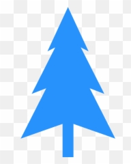 Christmas Tree Silhouette - Free Vector Silhouettes Creazilla Pine Tree Clipart Black And White png