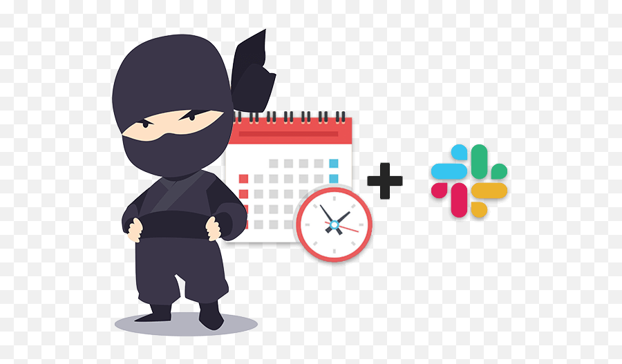 Pto Ninja - The 1 Slack App For Time Off Illustration Png,Ninja Transparent