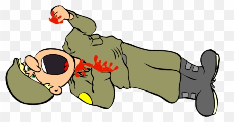 Soldiers Png Clip Art - Wounded Clipart
