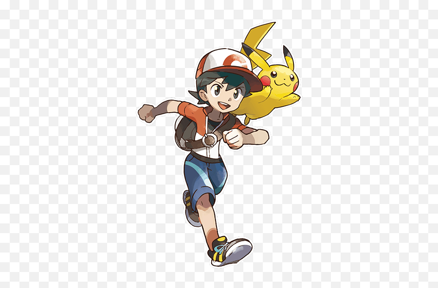 Lets Go And Pokémon - Pokemon Go Pikachu Art Png,Pokemon Trainer Transparent