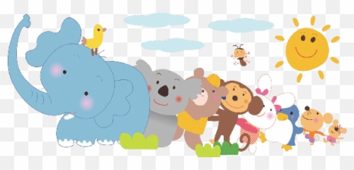 Baby Zoo Animals Transparent Png - Baby Cute Animals Png,Cartoon Animals Png