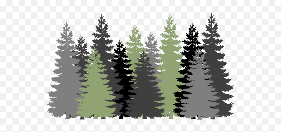 Clipart Png Download Free Clip Art - Transparent Pine Trees Silhouette,Forest Clipart Png