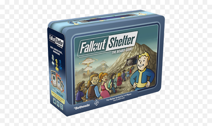 Fallout Shelter The Board Game - Fantasy Flight Games Fantasy Flight Games Fallout Shelter Png,Fallout 2 Logo
