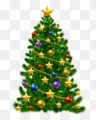 Christmas - Transparent Background Tree Clipart png