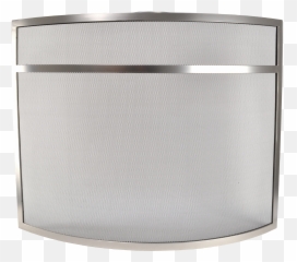 Ward Curved Fireguard - Silver Mesh Png,Fire Sparks Png