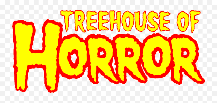 The Simpsons Treehouse Of Horror Logo Logos Download - Treehouse Of Horror Logo Transparent Png,Treehouse Png