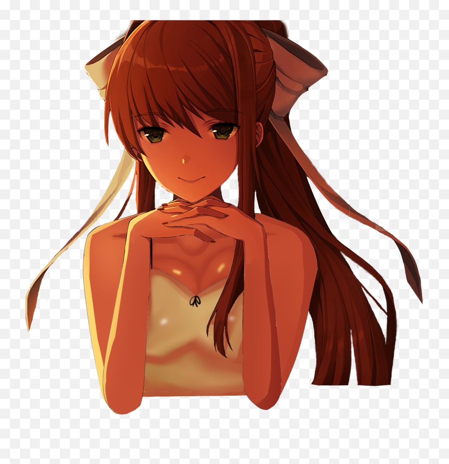 Sprite Transparent Ddlc Png Monika - Doki Doki Literature Club Monika Transparent,Monika Png