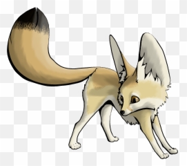 Download Arctic Fox Clipart Desert - Fennec Fox Drawing Fennec Fox Drawing Easy Png,Fox Clipart Png