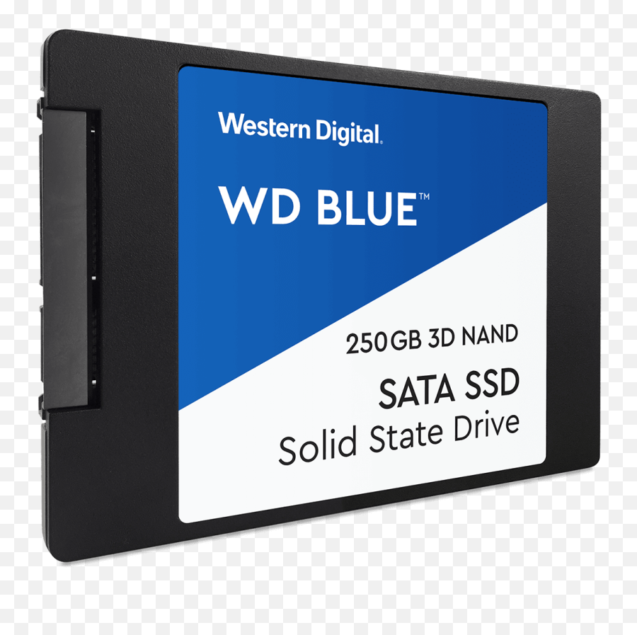 Wd Blue 3d Nand Sata Ssd - 1tb Ssd Png,Blue Rectangle Png