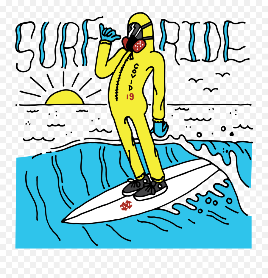 Surf Ride - Illustration Png,Surfer Png