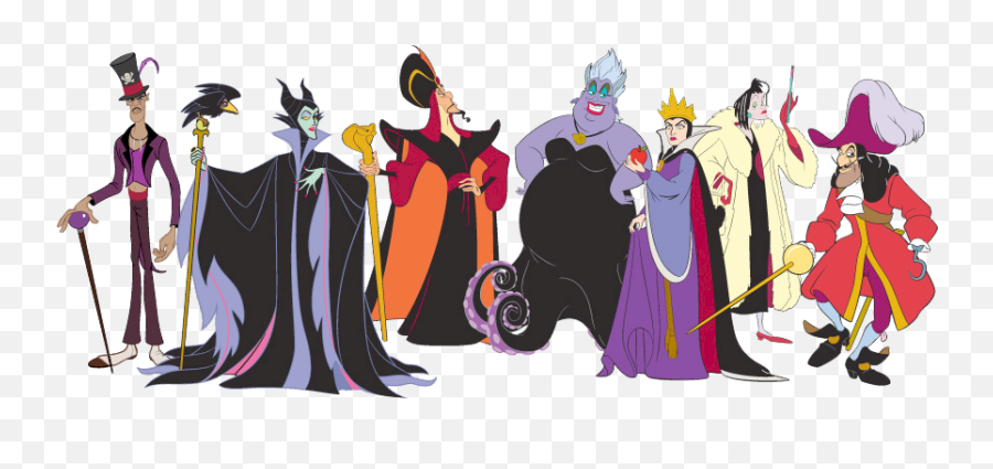 Disney Villains Clipart - Disney Villains Transparent Png,Villain Png