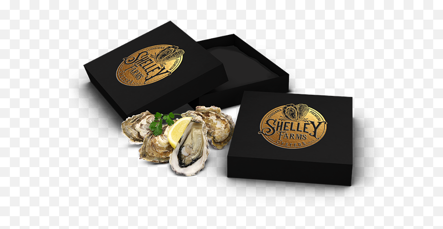 Shelley Farms Premium Oysters Co - Box Png,Oysters Png