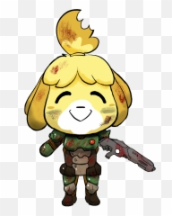 Isabelle Doom Sticker - Cartoon Png,Doom Transparent