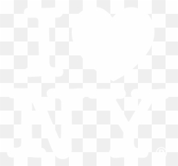 I Love Ny - New York White Png