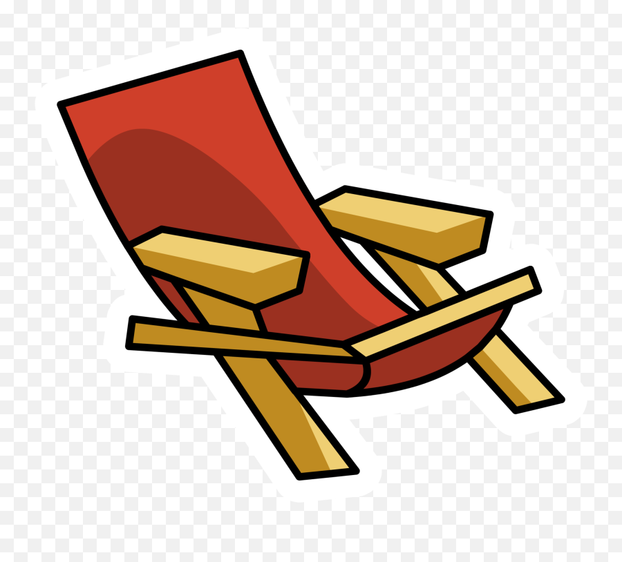 Lawn Chair Clip Art Png Transparent - Easy Cartoon Beach Chair,Lawn Chair Png